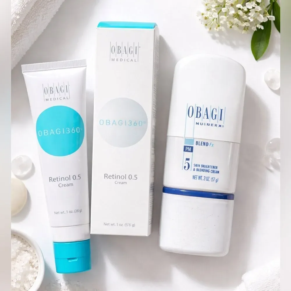 Obagi Retinol 0.5 + Obagi Nu-Derm Blend Fx #5 PM | Medical Grade Skincare | NEW